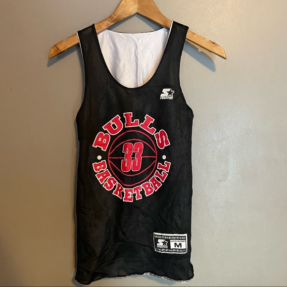 Vintage Bulls Starter Jersey #33 - Picture 1 of 7
